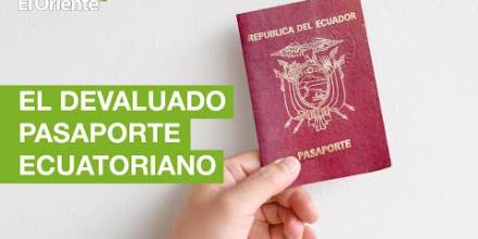 Pasaporte ecuatoriano: uno de los más “devaluados” de América Latina y el mundo 