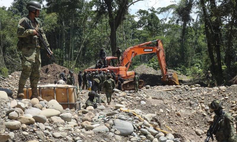 La minería ilegal sigue siendo uno de los principales problemas de Ecuador / Foto: EFE