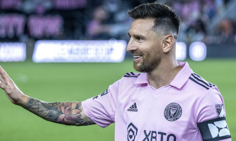 Messi firmó su noveno gol en seis partidos con el Inter Miami, que lleva seis triunfos seguidos / Foto: EFE