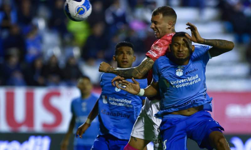 El uruguayo Renzo López anotó el gol del triunfo ante Macará / Foto: cortesía Independiente del Valle