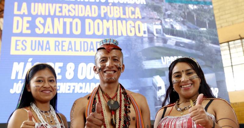 La Universidad Pública de Santo Domingo de los Tsáchilas es una realidad / Foto: cortesía Presidencia