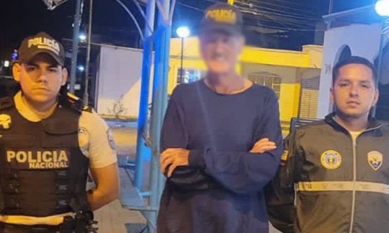 El comandante general de la Policía, César Zapata, indicó que el excónsul fue liberado en una vía a la provincia costera de Manabí / Foto: cortesía Policía Nacional 