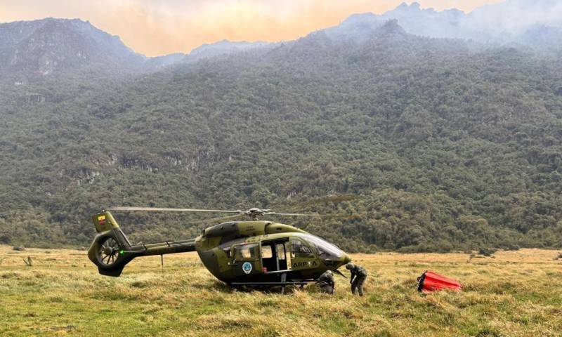 El COE de Ecuador declaró este lunes un estado de emergencia nacional por sesenta días / Foto: cortesía Ministerio de Defensa