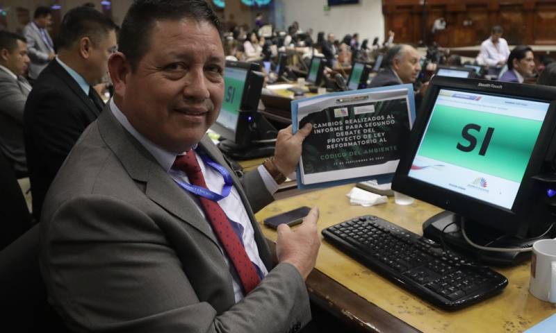 Guido Vargas es el presidente de la Comisión de Biodiversidad de la Asamblea Nacional / Foto: cortesía Asamblea Nacional