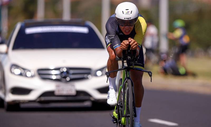 En la especialidad de ciclismo de ruta de la categoría varones élite, participará Jhonatan Narváez, Jonathan Caicedo y Alexander Cepeda / Foto: EFE