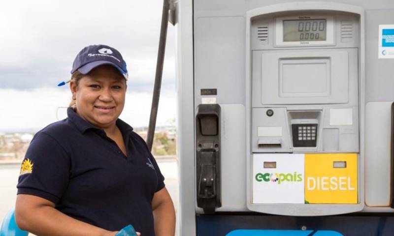  La gasolina Ecopaís se distribuye actualmente en 11 provincias / Foto: cortesía Petroecuador 