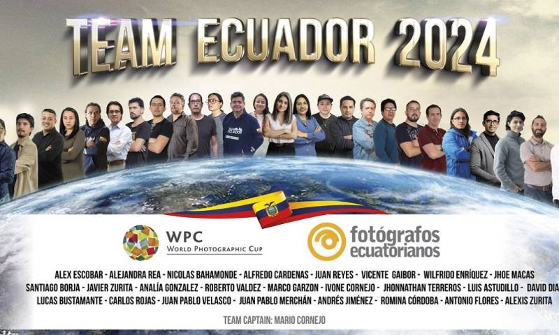 Ecuador participará con 26 fotógrafos en la WPC 2024 / Foto cortesía: Ministerio de Cultura