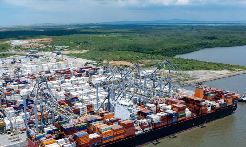 La ampliación del muelle a 700 metros permitirá el atraque de buques más grandes / Foto: cortesía DP World