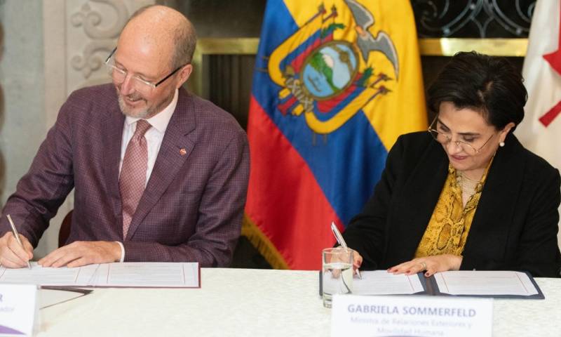 La ceremonia tuvo lugar en los salones del Palacio de Najas / Foto: cortesía Cancillería 