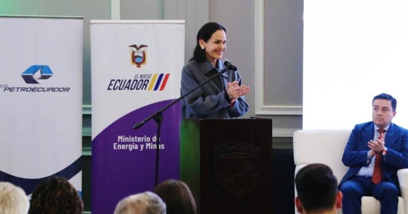 Inés Manzano, ministra de Energía y Minas encargada, encabezó el evento / Foto: cortesía Ministerio de Energía y Minas