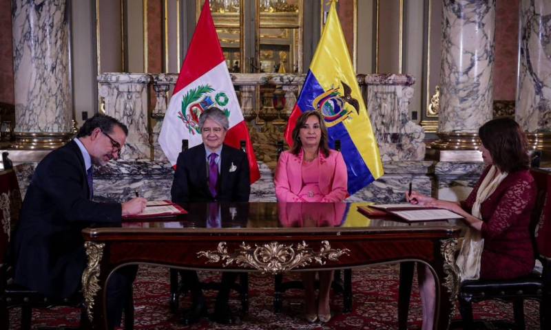 Lasso comenzó sus actividades oficiales  en Lima con una primera visita al Palacio de Gobierno / Foto: cortesía Presidencia 