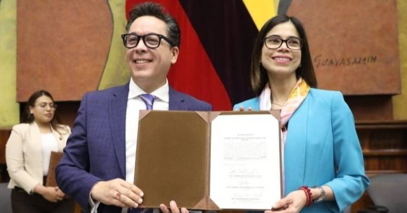 Roberto Romero Von Buchwald es el nuevo superintendente de Bancos / Foto: cortesía Asamblea Nacional