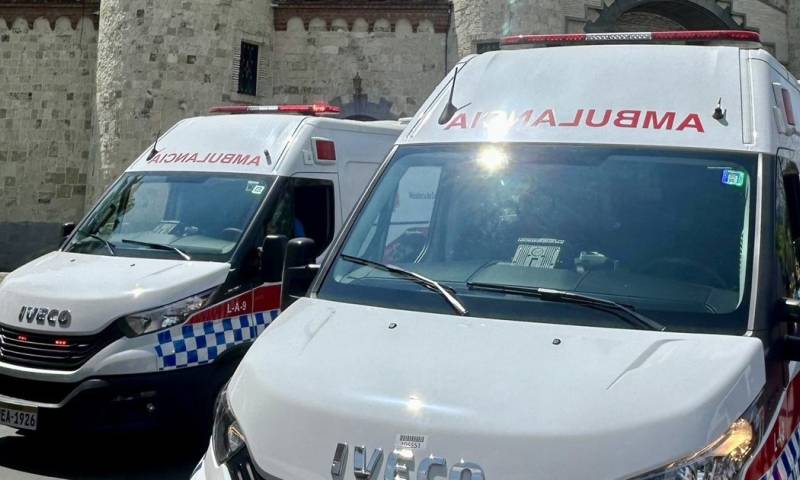 La ambulancia destinada a Zamora Chinchipe Yacuambi / Foto: cortesía Ministerio de Salud