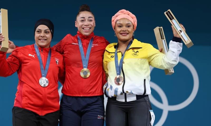 Angie Palacios y Neisi Dajomes alcanzaron preseas de bronce / Foto: cortesía Comité Olímpico Ecuatoriano