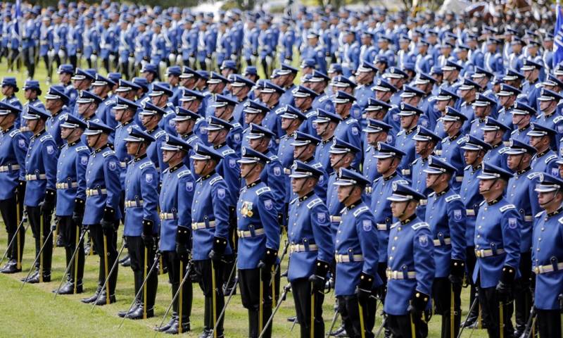 La ceremonia se llevó a cabo en la Escuela Superior de la Policía ‘Gral. Alberto Enríquez Gallo’ / Foto: cortesía Policía Nacional 