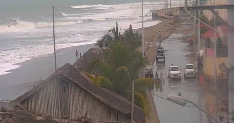 El fenómeno se ha presentado en zonas costeras de Chile, Perú y Ecuador / Foto: cortesía 