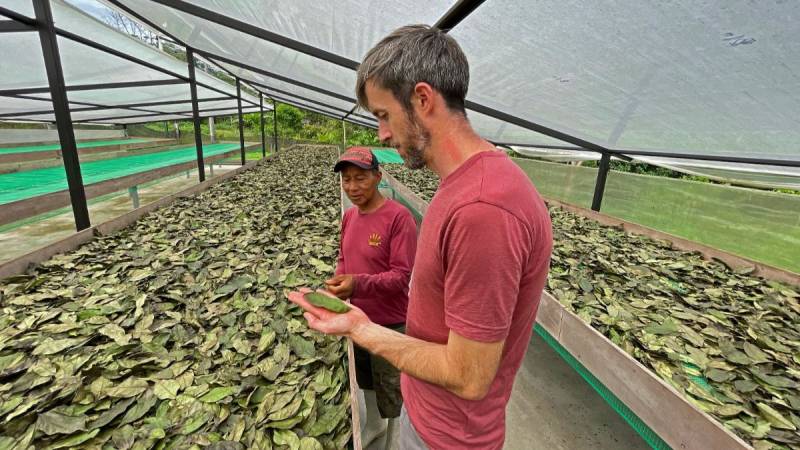 Empresario irlandés Conor Meehan recorrió Napo / Foto: cortesía MAG