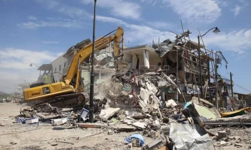  El terremoto de 2016 dejó más de 600 muertos en Ecuador. Foto: EFE.