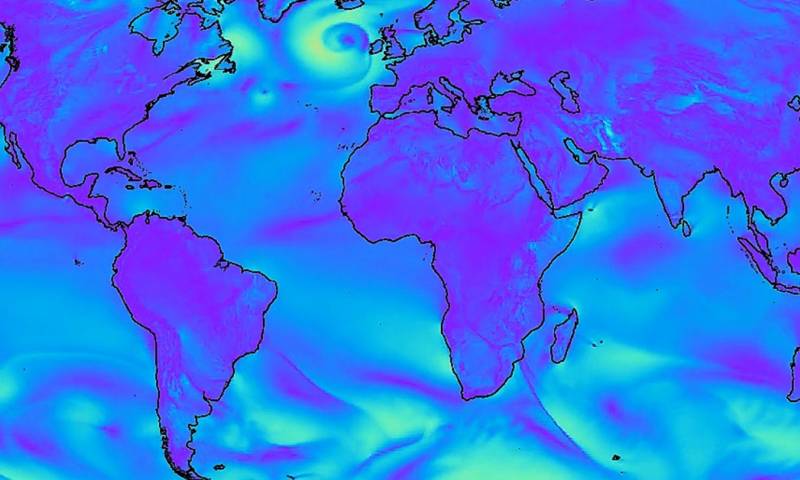 Esta IA predice cinco variables, incluidas la temperatura, velocidad, dirección del viento y la presión media a nivel del mar / Foto: EFE