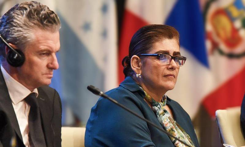 Mónica Palencia, ministra del Interior, participó en la Cumbre Latinoamericana de Seguridad / Foto: cortesía Ministerio del Interior