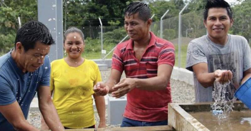 Centros poblados de la comunidad Boca Tiputini contarán con 3 plantas de agua potable / Foto: cortesía Petroecuador