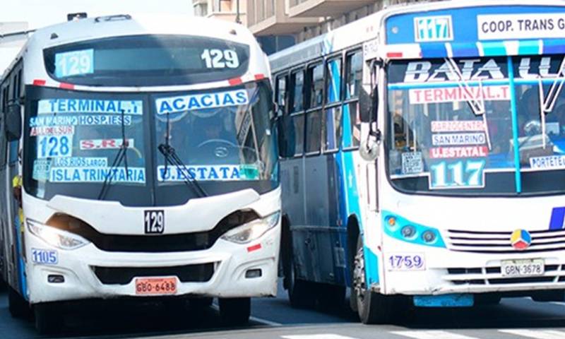 El paro de transportistas comenzó el 9 de septiembre en Guayaquil / Foto: cortesía Municipio de Guayaquil