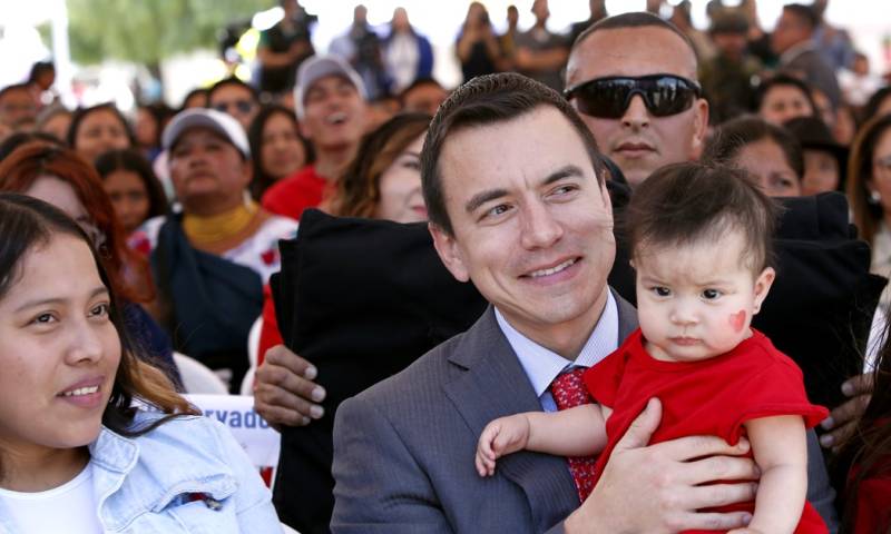 El presidente Daniel Noboa presentó la iniciativa / Foto: cortesía Presidencia