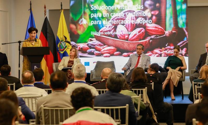 El año pasado Ecuador exportó 410.000 toneladas de cacao / Foto: cortesía Cancillería