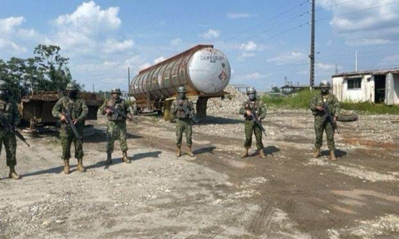 El patrullaje militar se llevó a cabo en el sector Atahualpa/ Foto: cortesía Ejército
