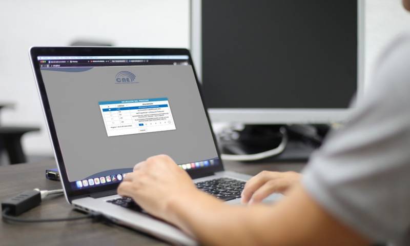 El proceso de inscripción de candidaturas se realizará través del portal web del CNE / Foto: cortesía CNE