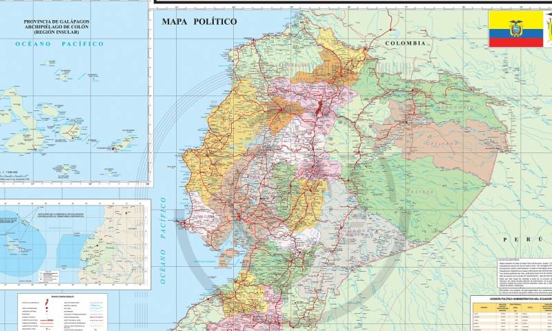 Ecuador cuenta con 24 provincias. La Sierra es la región con más provincias del país, con 10 / Foto: cortesía Instituto Geográfico