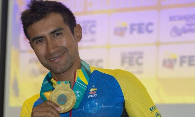 Richard Carapaz liderará el equipo masculino de Ecuador en el mundial / Foto: cortesía