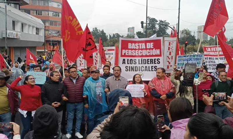 La movilización había sido convocada por el Frente Unitario de Trabajadores (FUT) / Foto: cortesía FUT