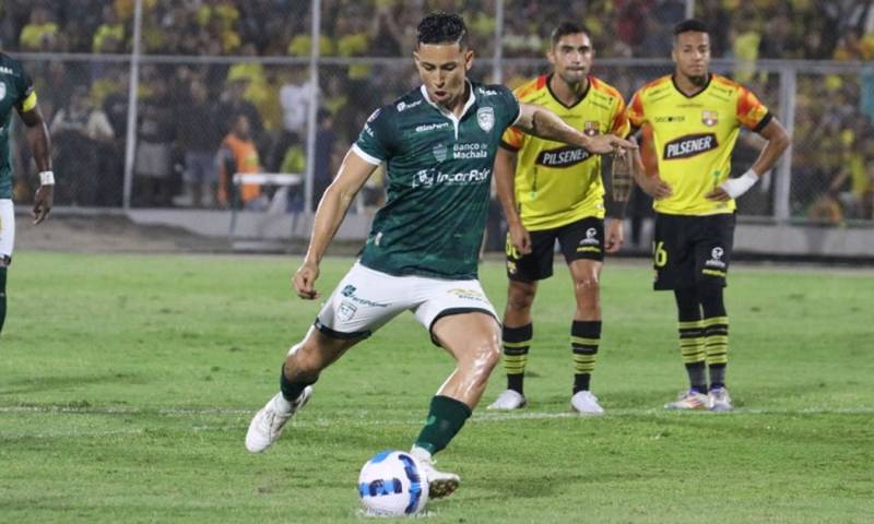 Liga venció 1-0 al Aucas en el estadio Gonzalo Pozo./ Foto: cortesía Orense