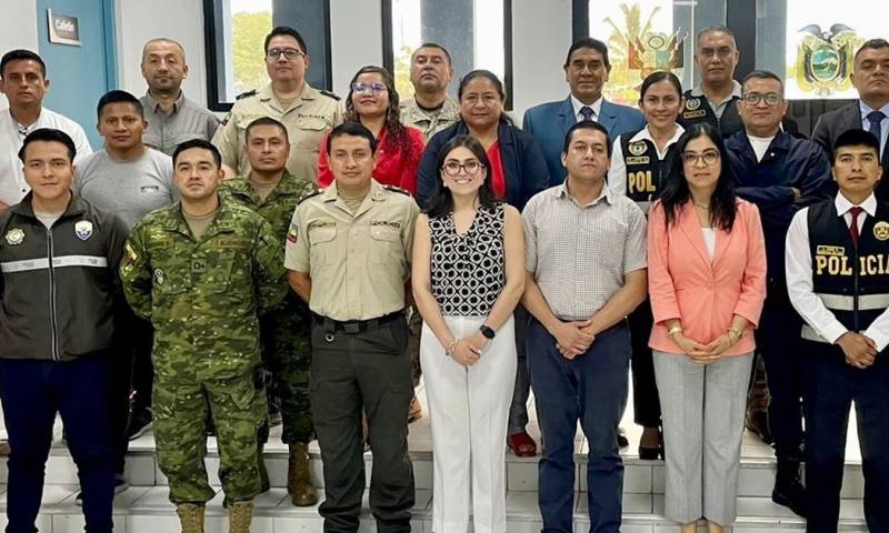 El Comité Binacional de Lucha Contra el Contrabando se reunió en Tumbes / Foto: cortesía Ministerio del Interior