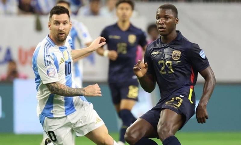 Moisés Caicedo fue la figura de Ecuador en la Copa América / Foto: EFE