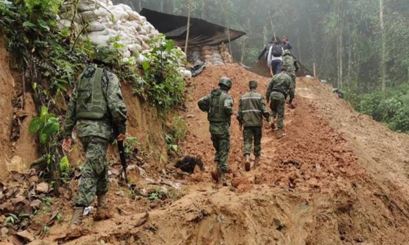 Los cadáveres se encontraban en un saco y habían sido incinerados / Foto: cortesía 