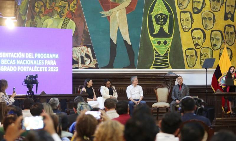 El programa de becas de postgrados ‘Fortalécete 2023’ fue presentado / Foto: cortesía Secretaría General de Comunicación de la Presidencia