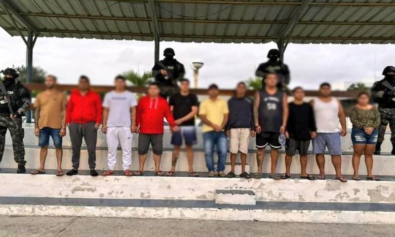 Los operativos se llevaron a cabo en Manabí y Los Ríos / Foto: cortesía Policía Nacional 