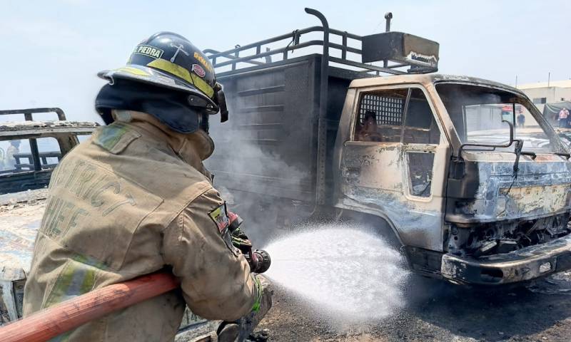 Teleamazonas calificó de "atípico" el incendio  / Foto: cortesía Aquiles Alvarez