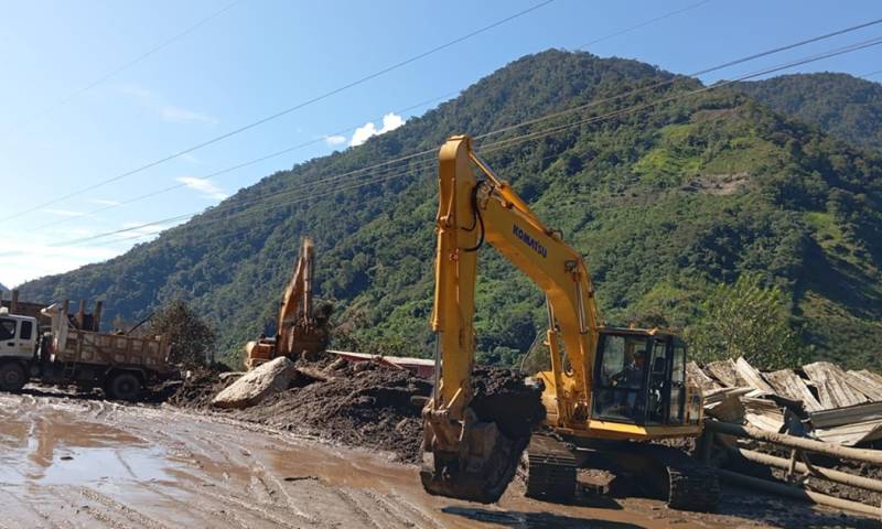 Las lluvias han afectado hasta el momento a 42 cantones (municipios) de 15 provincias del país / Foto: cortesía MTOP