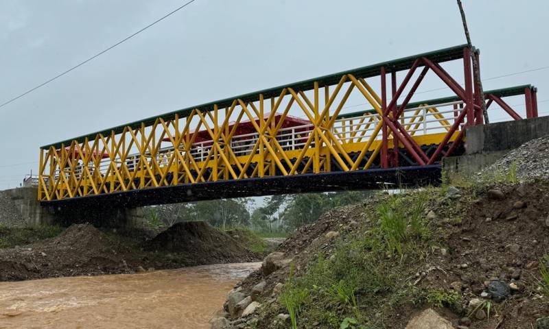  El puente conectará a Nangaritza y Paquisha. / Foto: cortesía Secretaría Técnica Amazónica