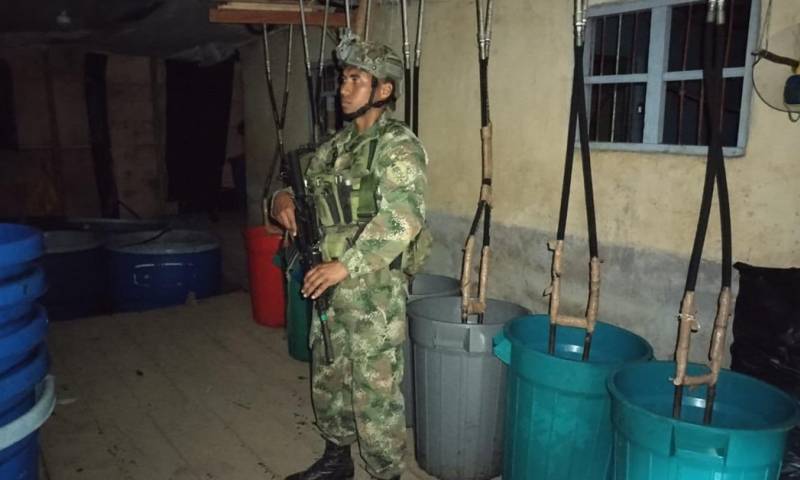 Colombia es el país que más cocaína produce / Foto: cortesía Ejército colombiano