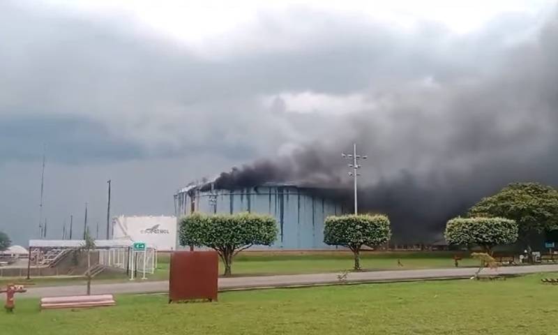 Ocensa explicó en un comunicado que el tanque estaba en mantenimiento 