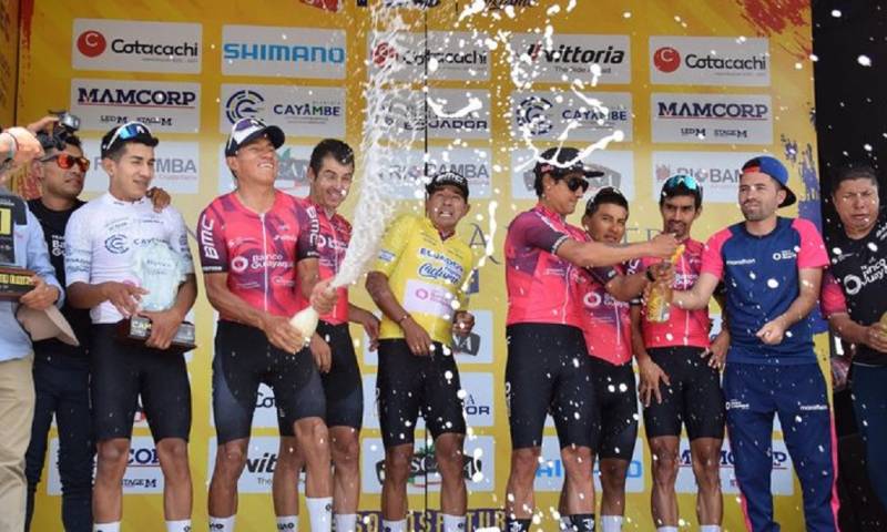 El ciclista colombiano se mantuvo de líder desde la segunda etapa./ Foto: cortesía