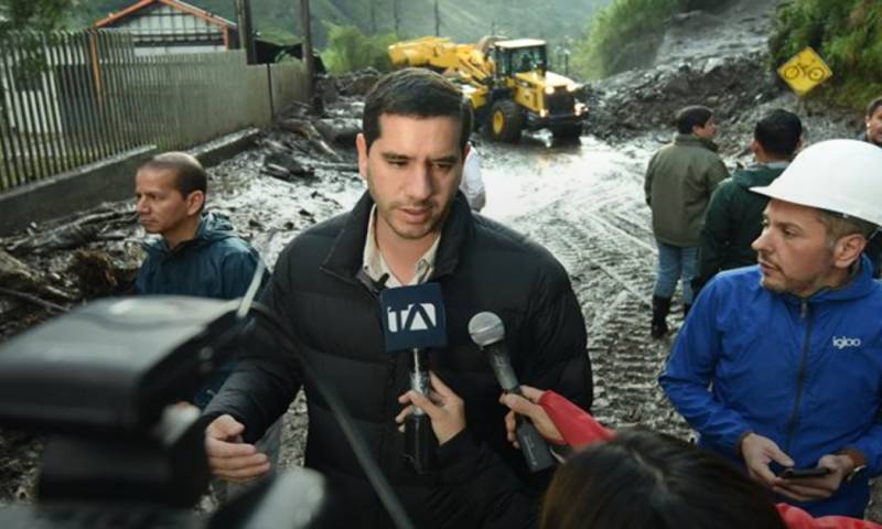 El desalojo de material sigue en los sectores Río Verde y El Placer / Foto: cortesía Roberto Luque 