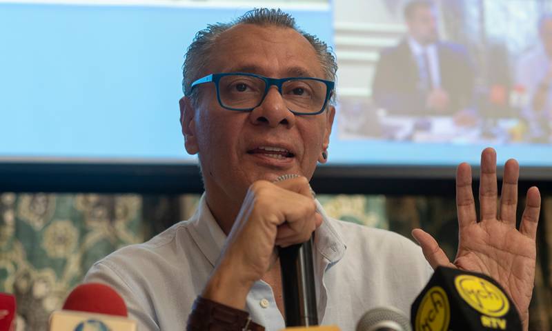 En el momento de su detención en la Embajada de México en Quito, Glas tenía pendiente terminar de cumplir una pena de ocho años de cárcel por dos condenas por corrupción dictadas en 2017 y 2020/ Foto: cortesía EFE