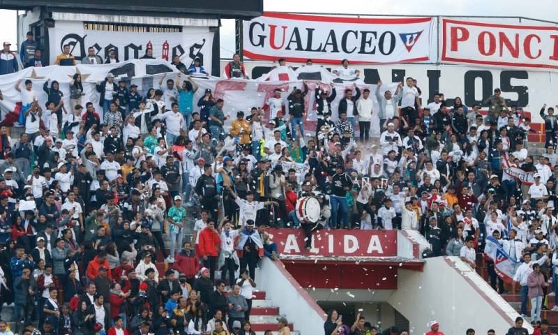 La sorpresa de la cuarta fecha fue la victoria de Libertad sobre Aucas en el estadio Gonzalo Pozo/ Foto: cortesía Liga