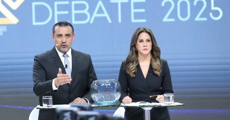 La mayor audiencia del debate estuvo en radio y televisión / Foto: cortesía CNE