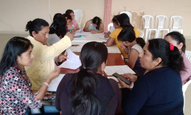 Las escuelas de inclusión económica se llevaron a cabo el 19 y 20 de septiembre en Zumbi / Foto: cortesía MIES